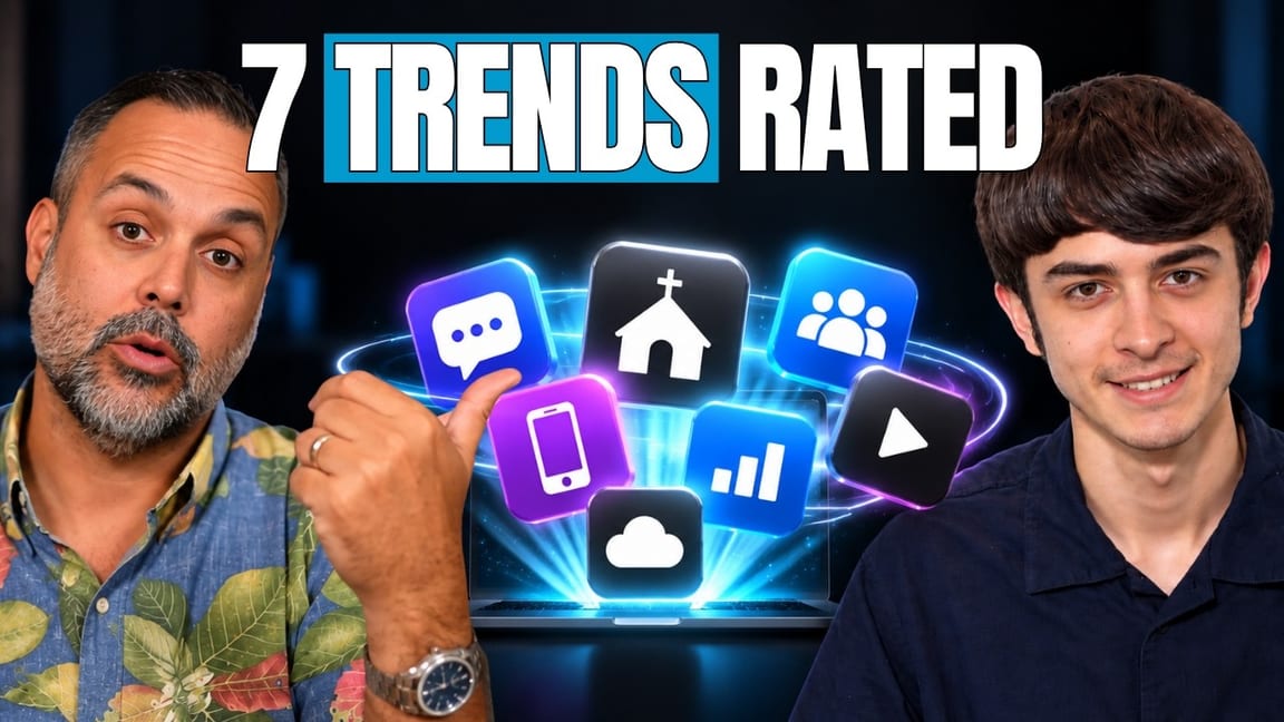Ranking the Biggest Church Tech Trends (What's Actually Worth It?)