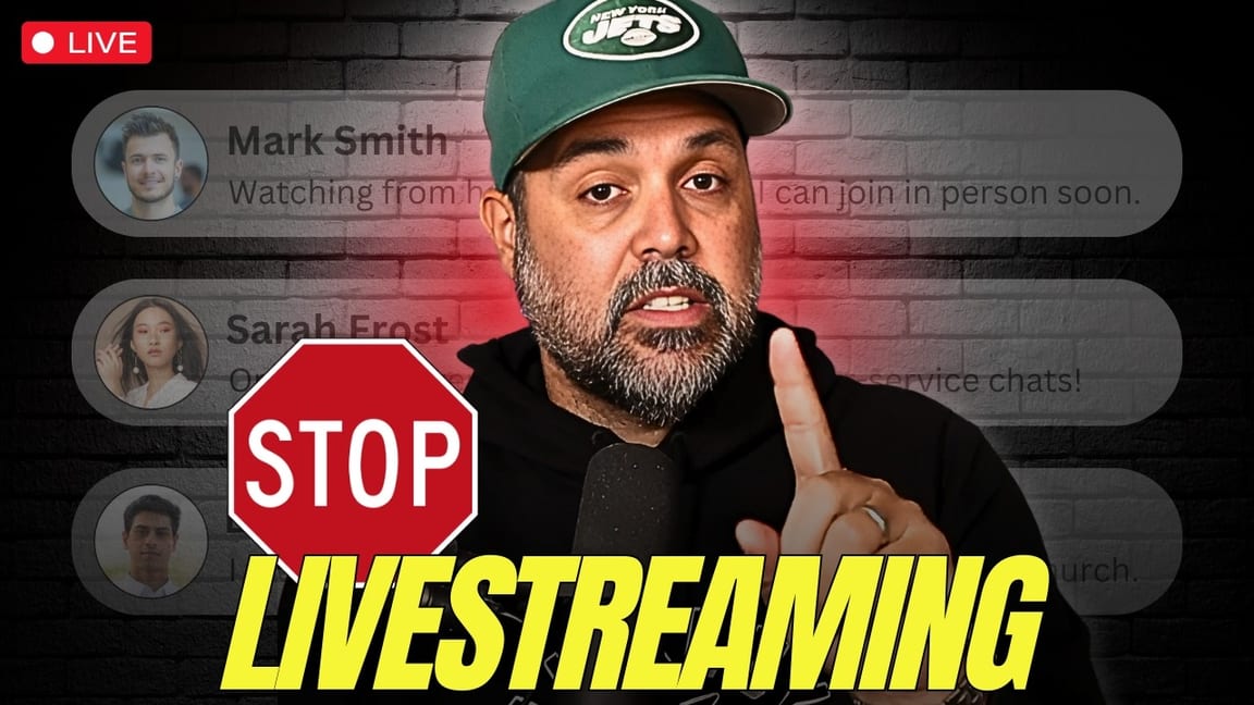 Why Church Livestreams are a Huge Mistake