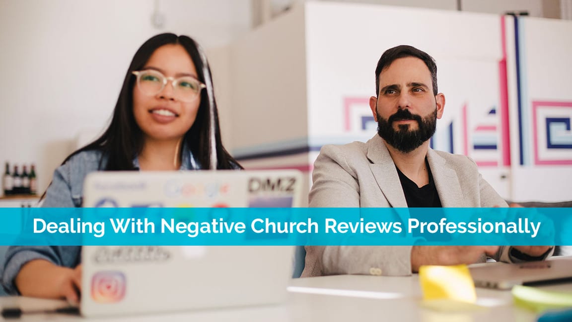 How to handle negative church reviews professionally
