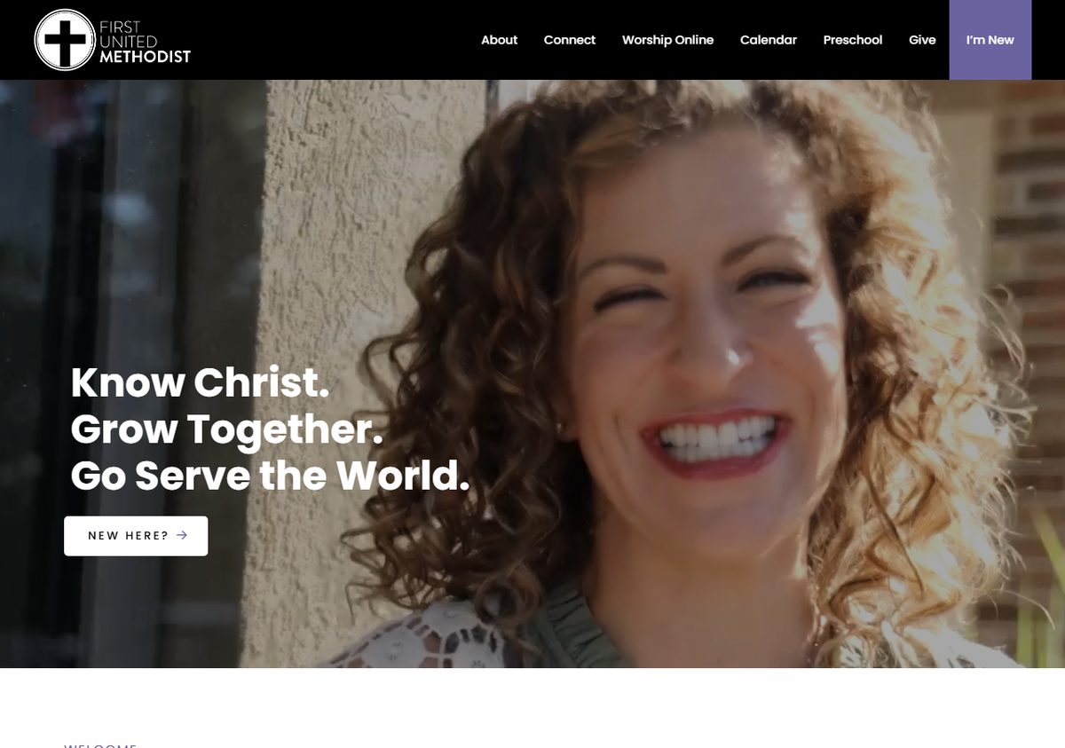 First United Methodist of Kearney website screenshot