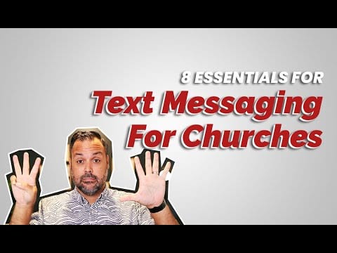 8 Essentials for Text Messaging for Churches