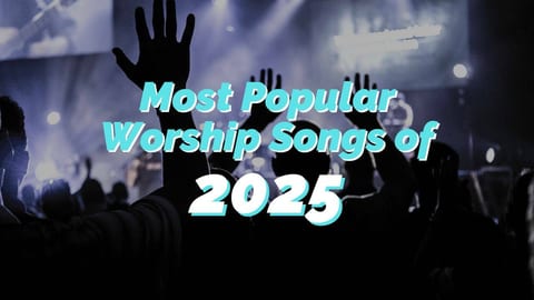 Worship team leading Good Friday songs during a church service