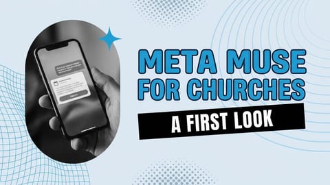 Meta Muse for churches first look, a phone showing an AI agent asking for approval