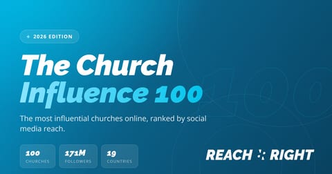 The Church Influence 100, REACHRIGHT's data-driven ranking of the most influential churches online