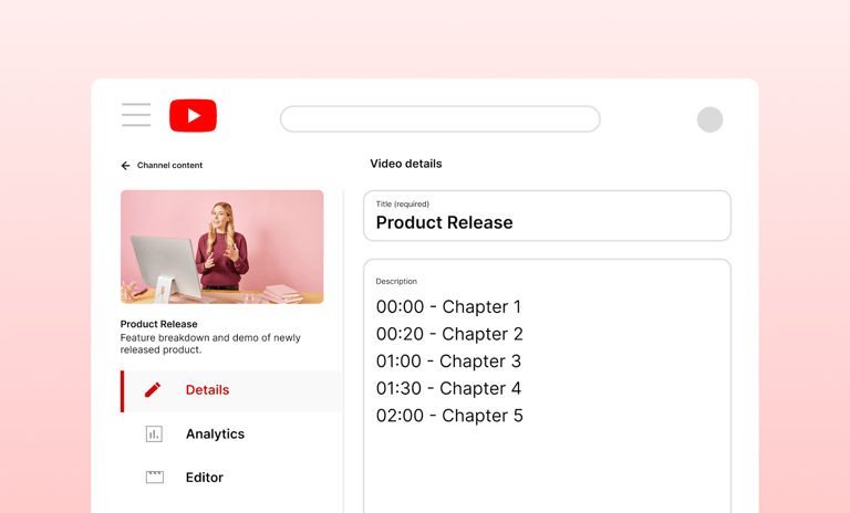 YouTube Chapters