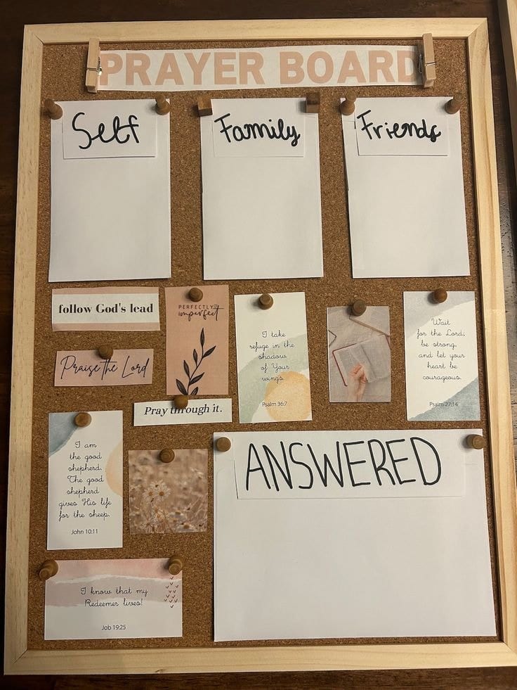 Prayer Corkboard