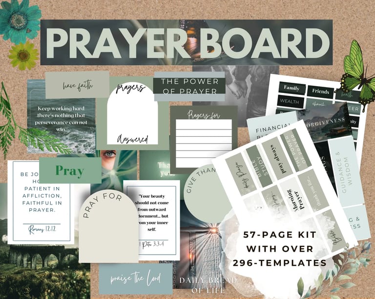 Prayer Board Green
