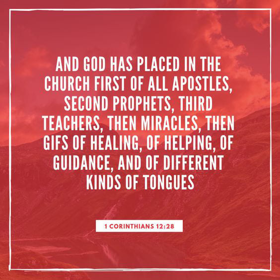 Christians Receive Many Gifts From The Lord