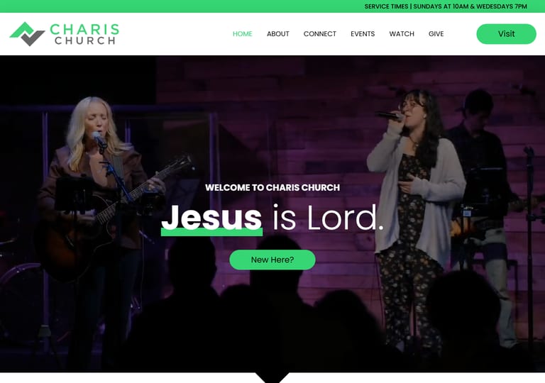 Charis Church website