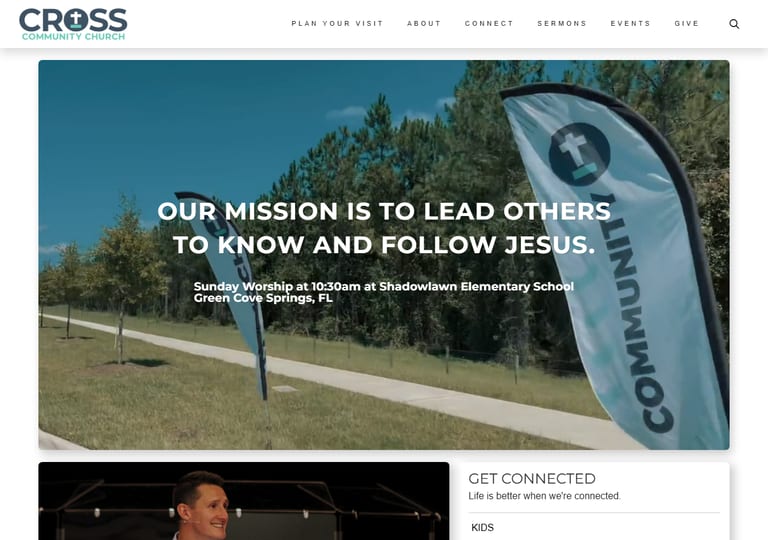 Cross Community Church website