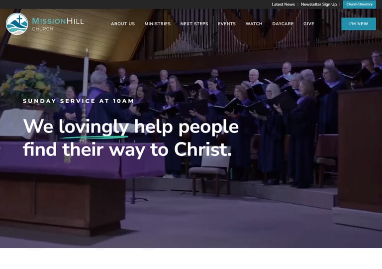 Mission Hill Church website