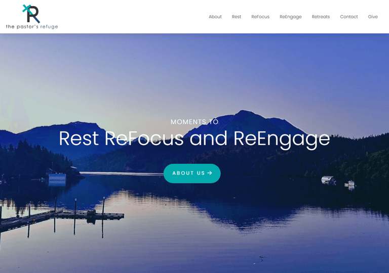 The Pastor's Refuge website screenshot