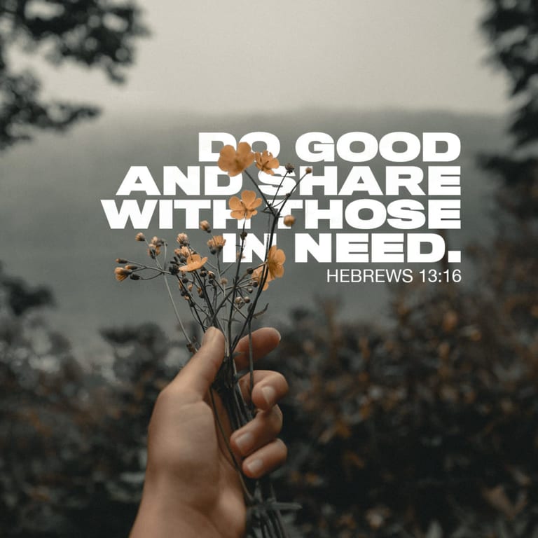 Hebrews 13:16 is a powerful tithes and offering scripture. 