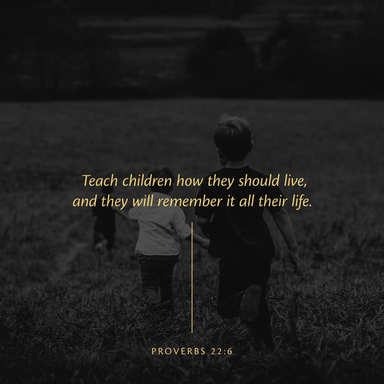 Proverbs 22:6 on training children in God's purpose, a Mother's Day sermon on stewardship