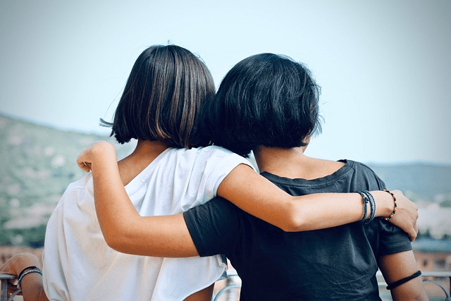friendship, hug, girls