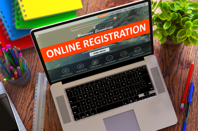 church web design with registration forms
