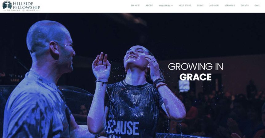 New Church Website Design for Hillside Fellowship