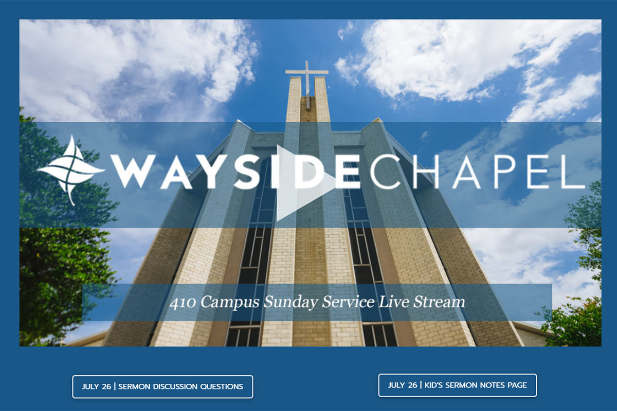 site Redesign for Wayside Chapel in San Antonio REACHRIGHT