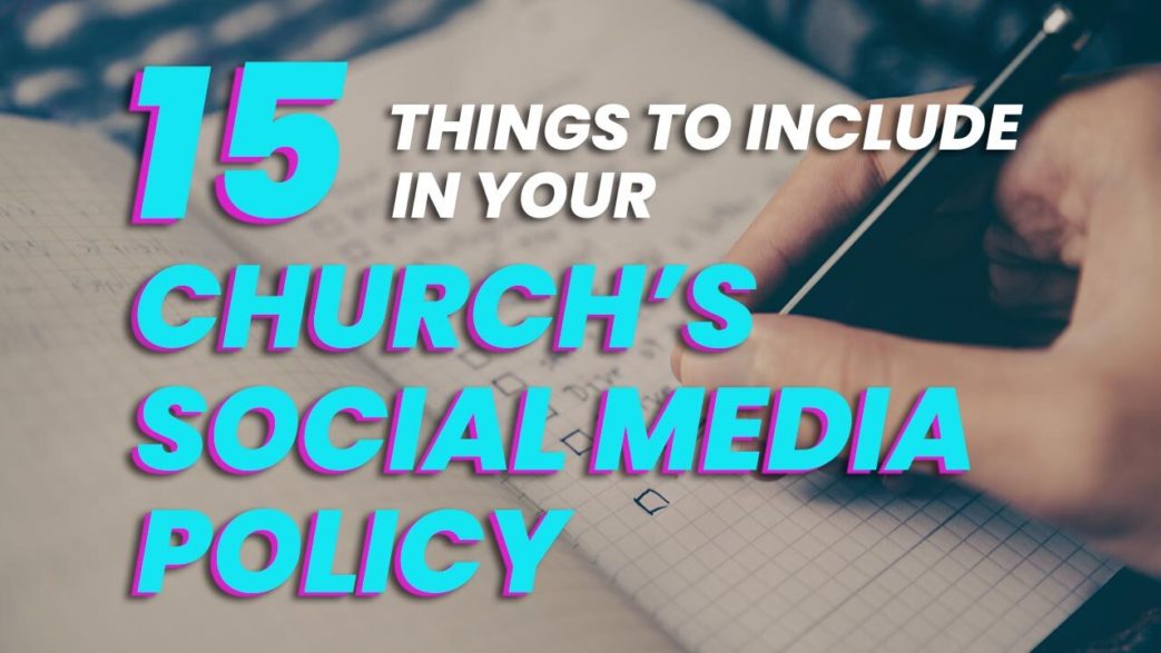 Church social media policy