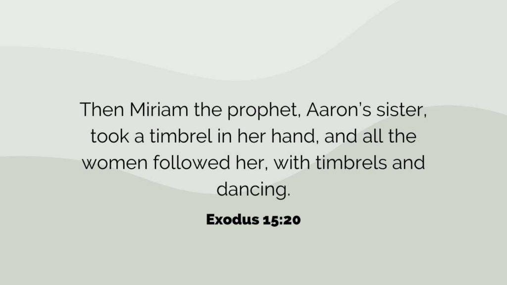 Women in the Bible - Miriam