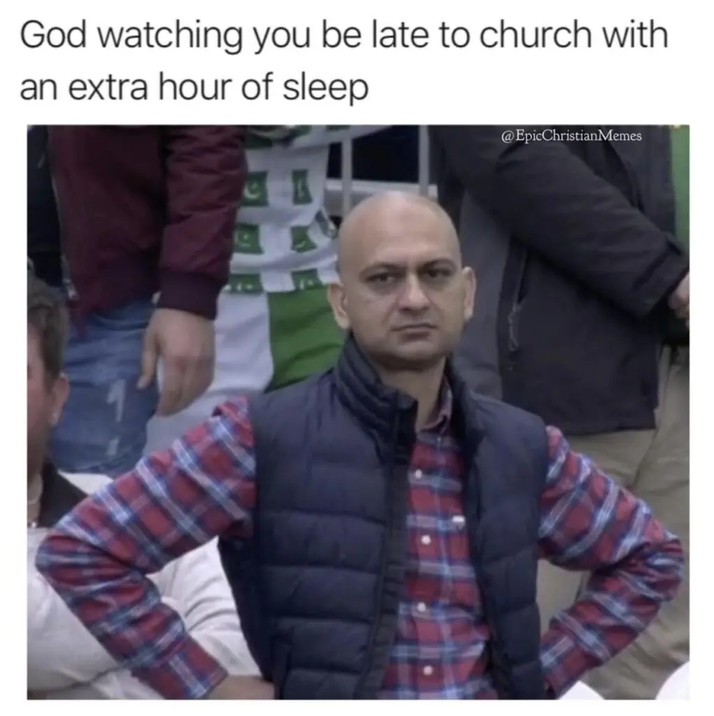 study in church meme